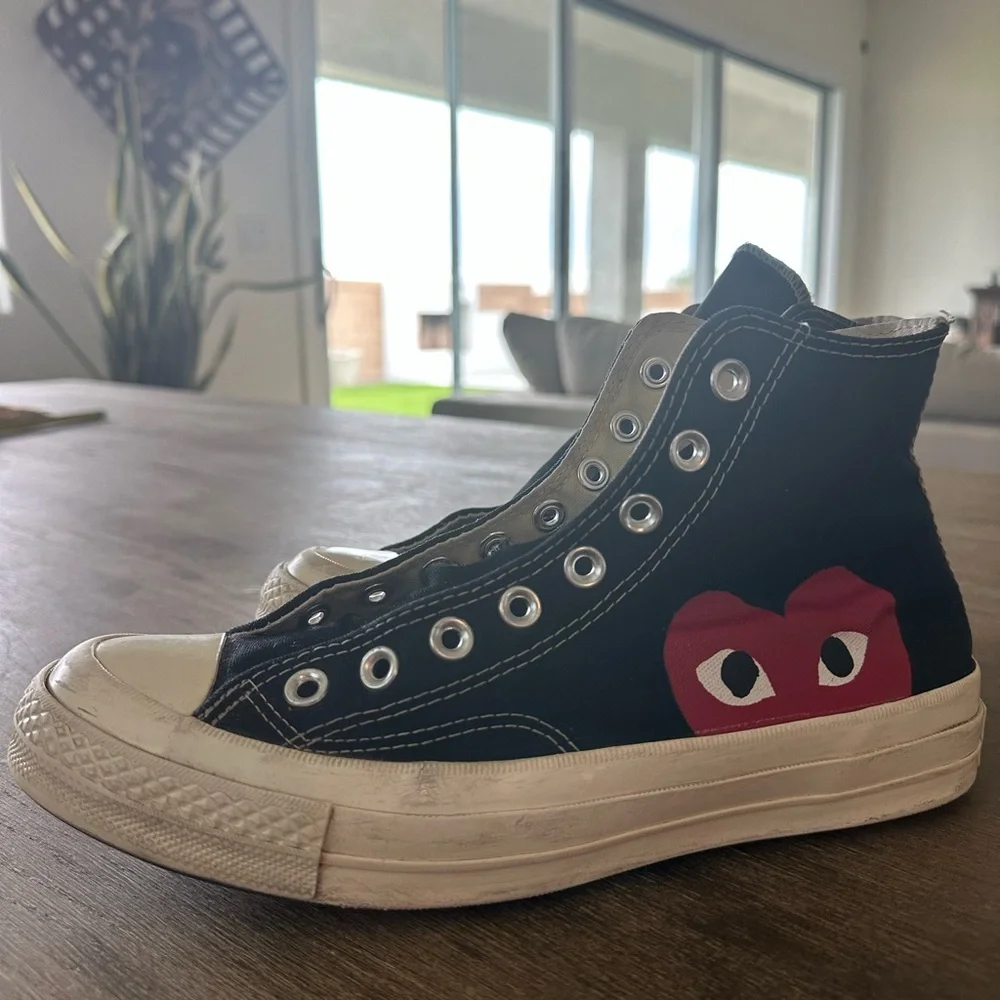 Converse x Comme des Garçons Play Chuck 70 High-Top Sneakers